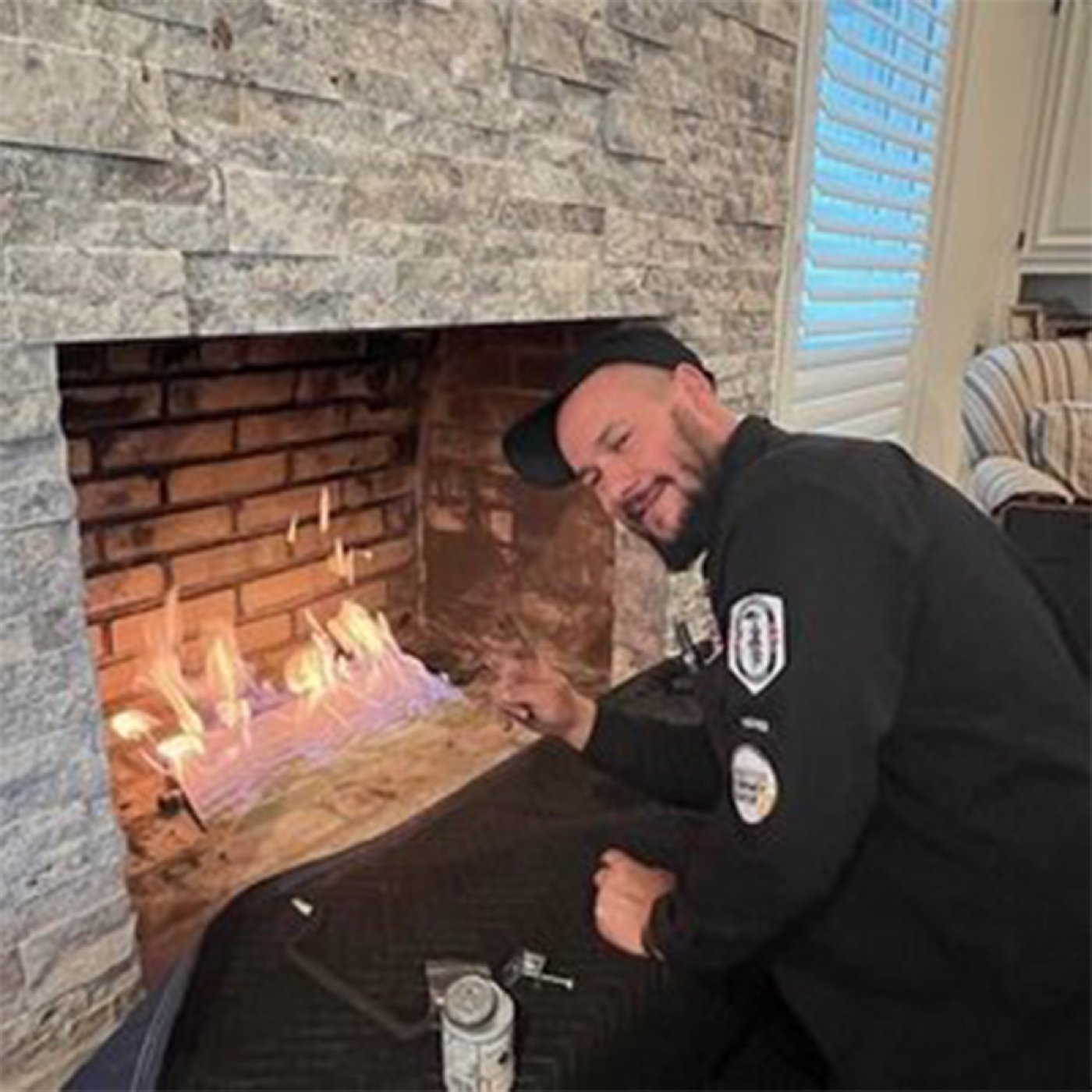 Chimney technician fireplace repair Dallas TX